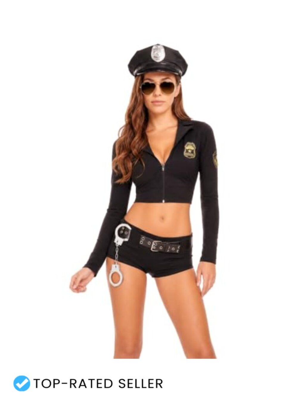 Women Police Officer Costume Set Halloween Cosplay